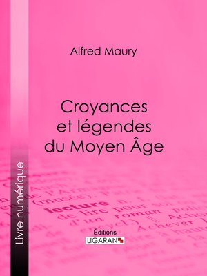 cover image of Croyances et légendes du Moyen Âge